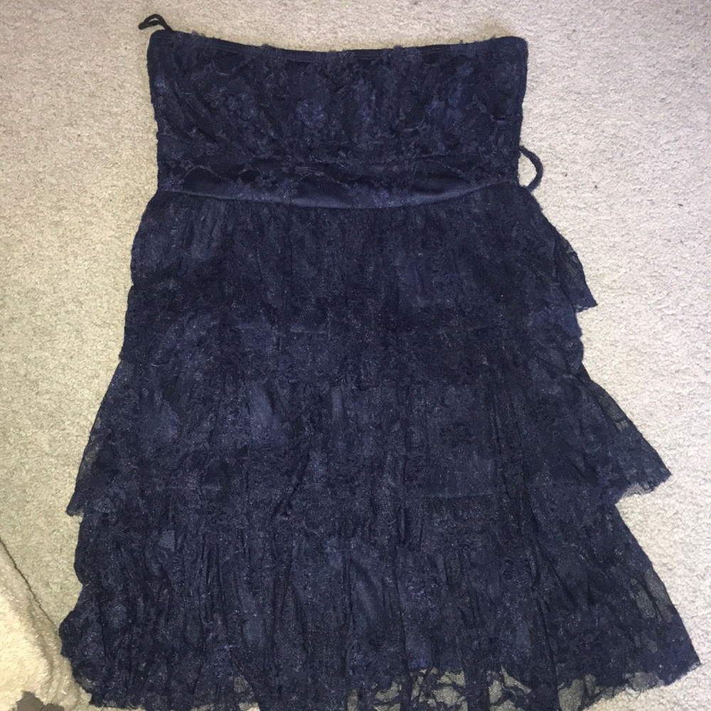 Deb Strapless dress with belt👗